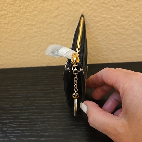 Coach  Mini Skinny ID Case In Signature Canvas With Floral Print - Picture 8 of 13